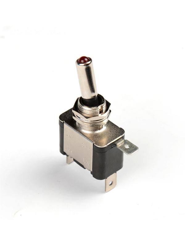 Тумблер, без крышки с LED-подсветкой, МИКС