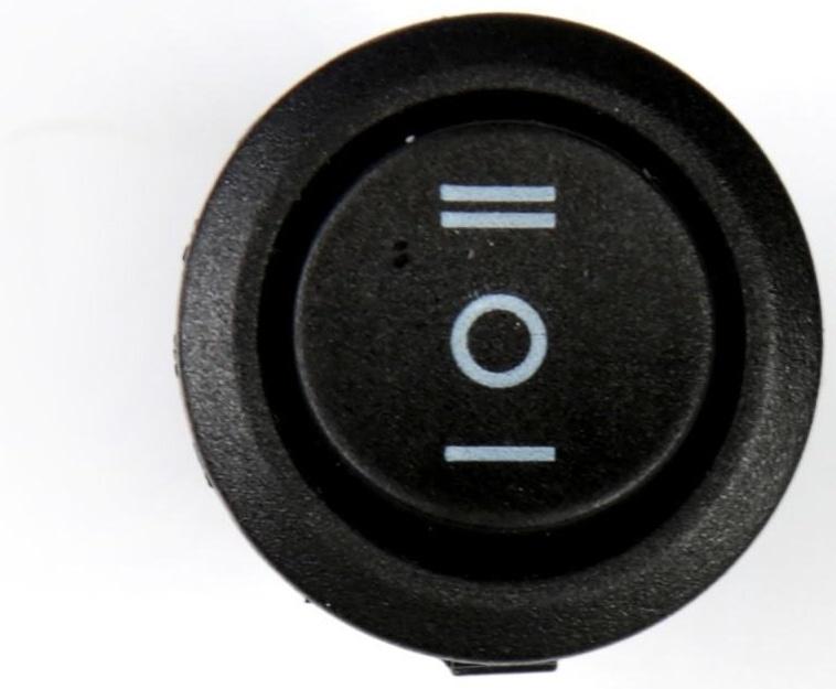 Кнопка - выключатель, трехпозиционный, без подсветки