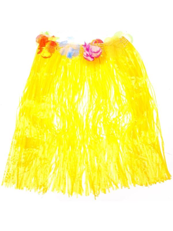 Гавайская юбка, цветная 40 см  МИКС