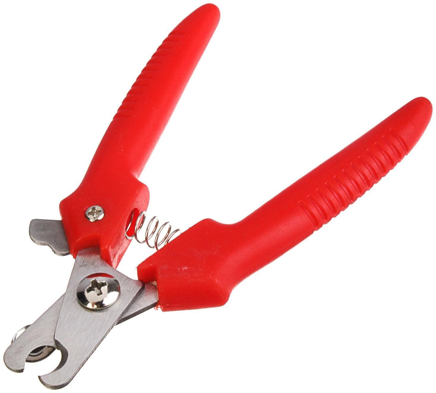 Когтерез боковой малый с прямыми ручками, 12 х 4 х 1 см, эконом, микс цветов