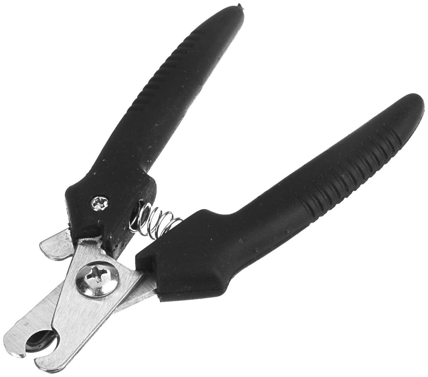 Когтерез боковой малый с прямыми ручками, 12 х 4 х 1 см, эконом, микс цветов