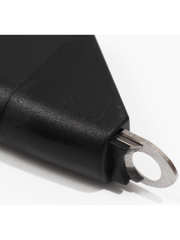 Когтерез-гильотина с нескользящей ручкой, 13,5 х 8 х 2 см, эконом, микс цветов