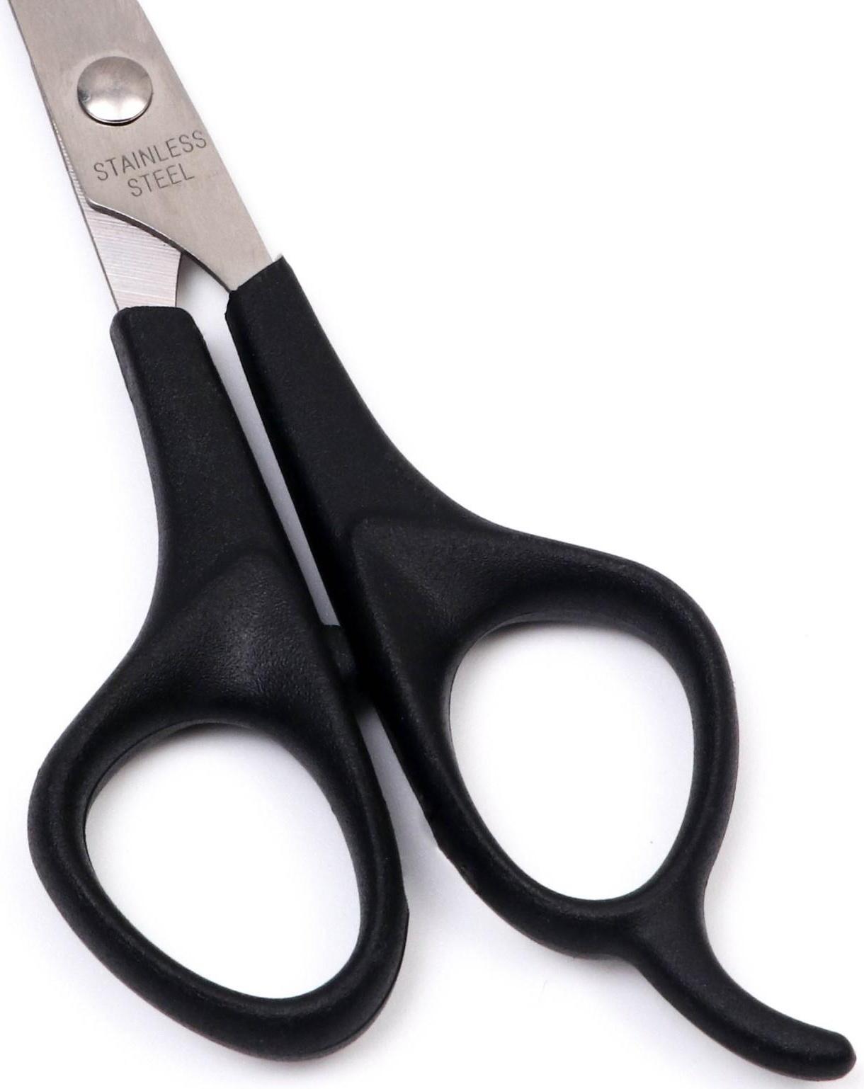 Ножницы для стрижки собак и кошек, пластиковые ручки, микс цветов