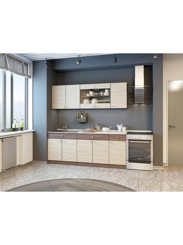 Шкаф навесной В400, 400х290х626 Ясень шимо темный/Ясень шимо светлый