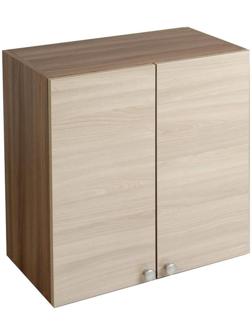 Шкаф навесной, 800 × 290 × 626, Ясень шимо темный/Ясень шимо светлый