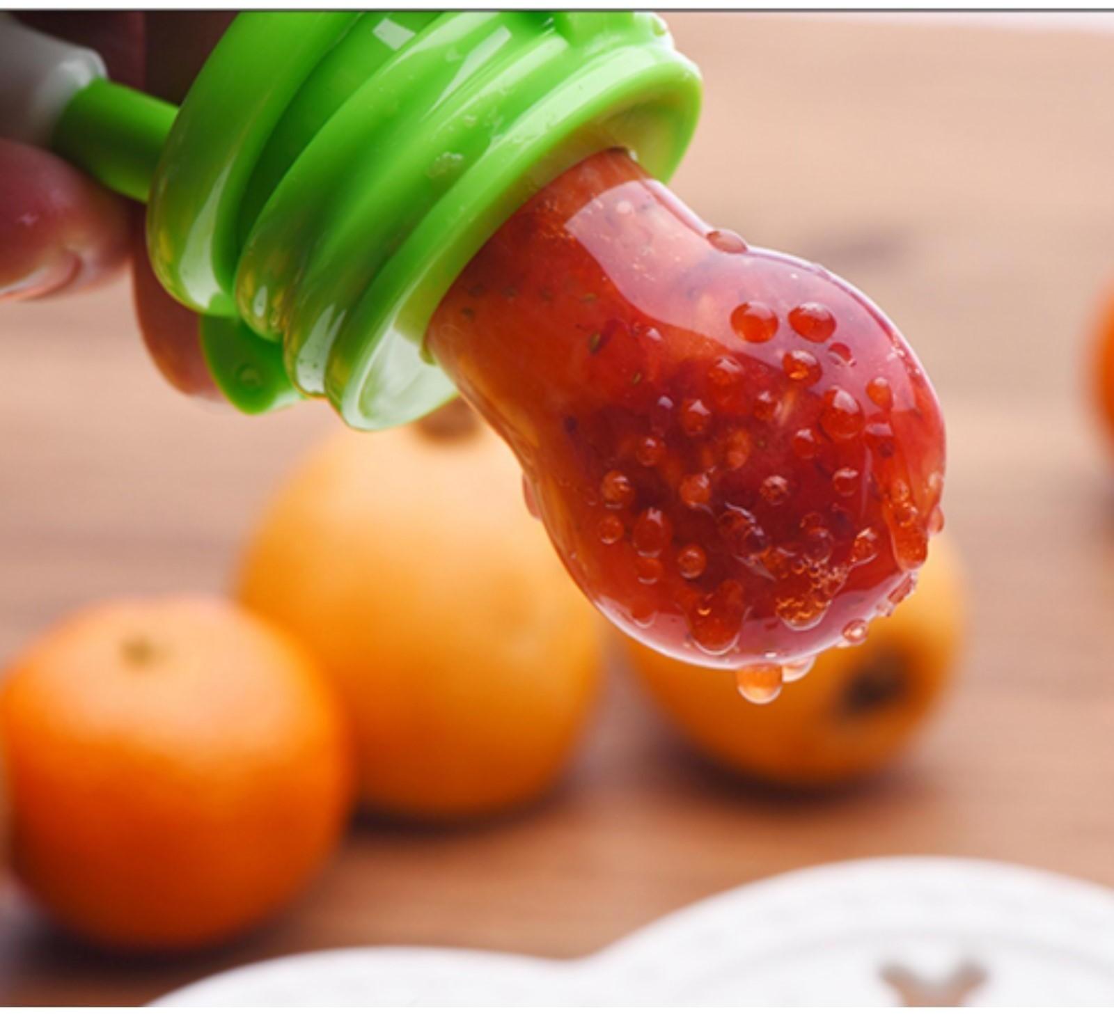 Ниблер для прикорма, с силиконовой сеточкой, цвет зеленый