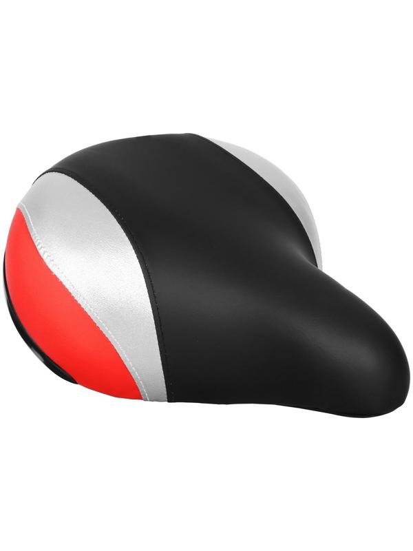 Седло Graffiti комфорт, цвет чёрный/красный