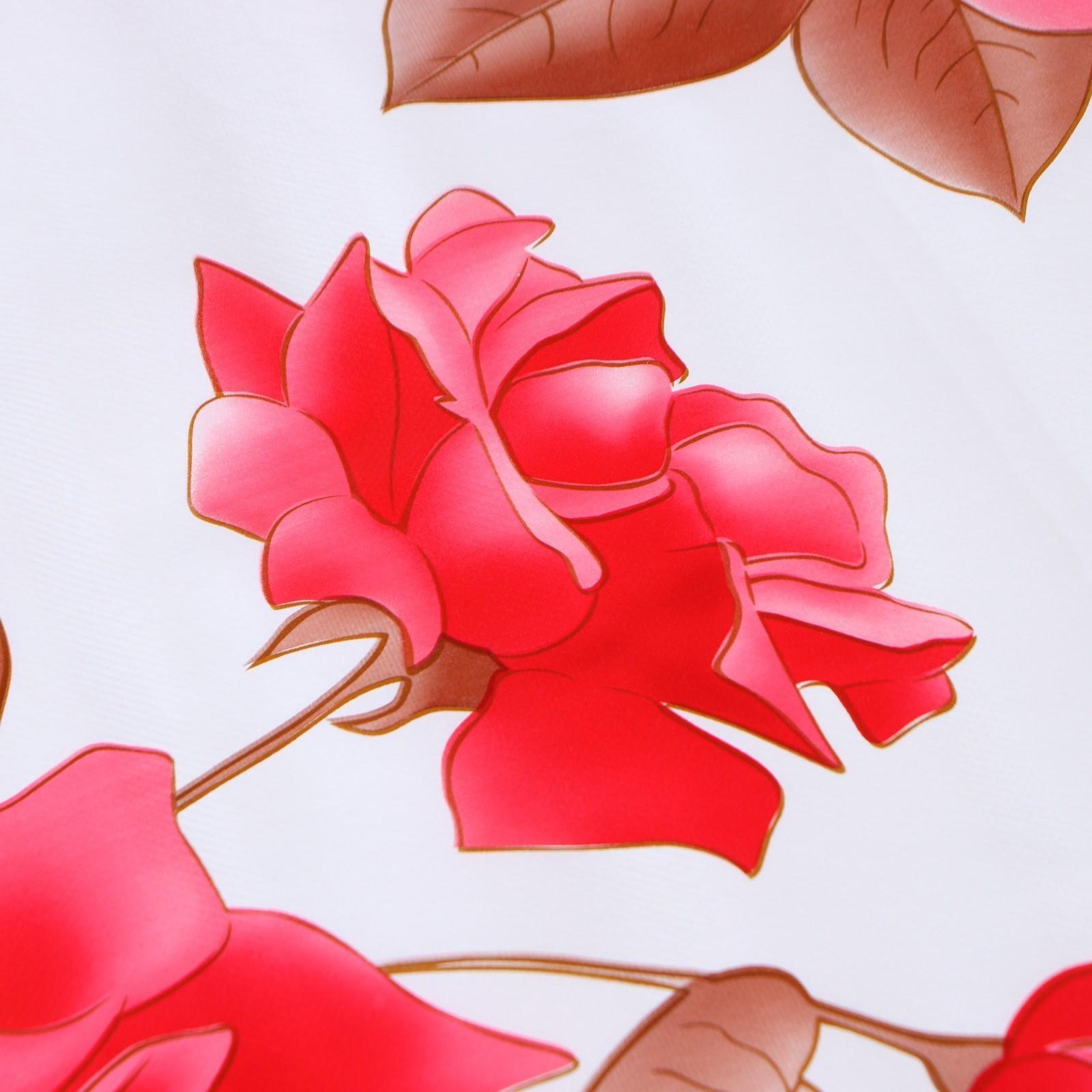 Клеёнка столовая на нетканой основе, ширина 137 см, толщина 0,08 мм, рулон 20 м