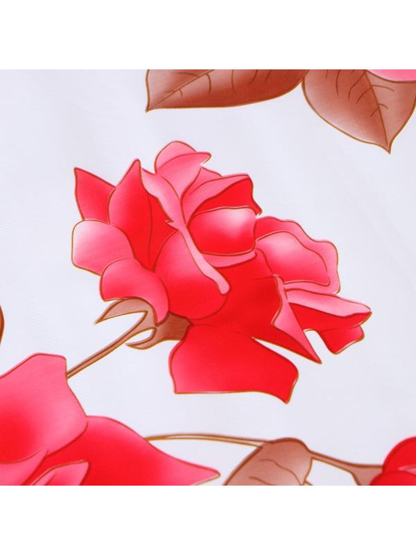 Клеёнка столовая на нетканой основе, ширина 137 см, толщина 0,08 мм, рулон 20 м