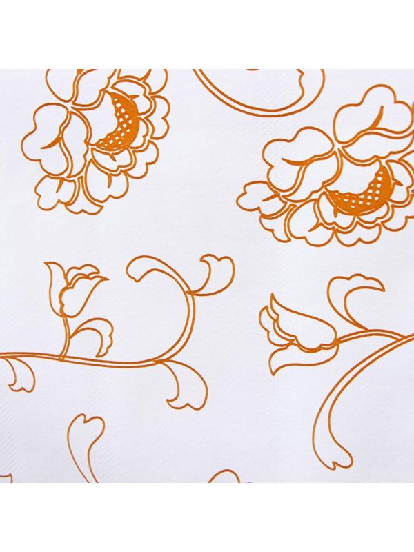 Клеёнка столовая на нетканой основе, ширина 137 см, толщина 0,08 мм, рулон 20 м