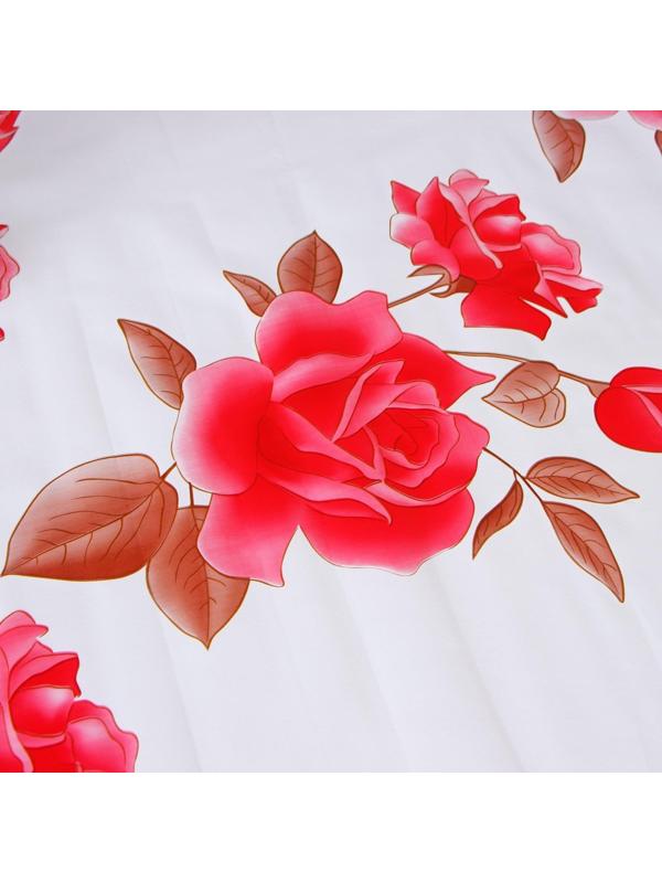 Клеёнка столовая на нетканой основе, ширина 137 см, толщина 0,08 мм, рулон 20 м