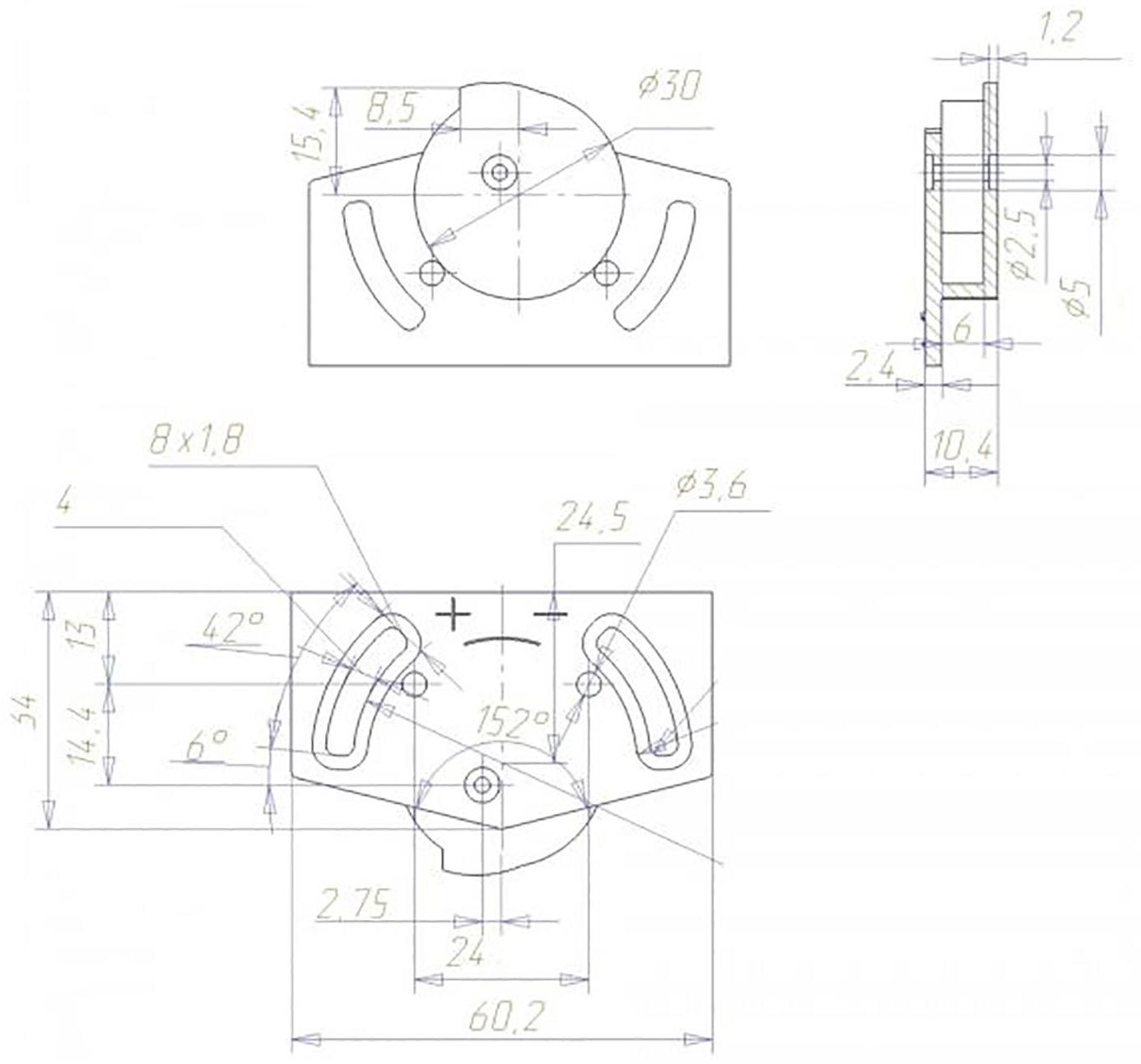 Комплект для шкафа купе, коричневый