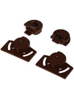 Комплект для шкафа купе, коричневый