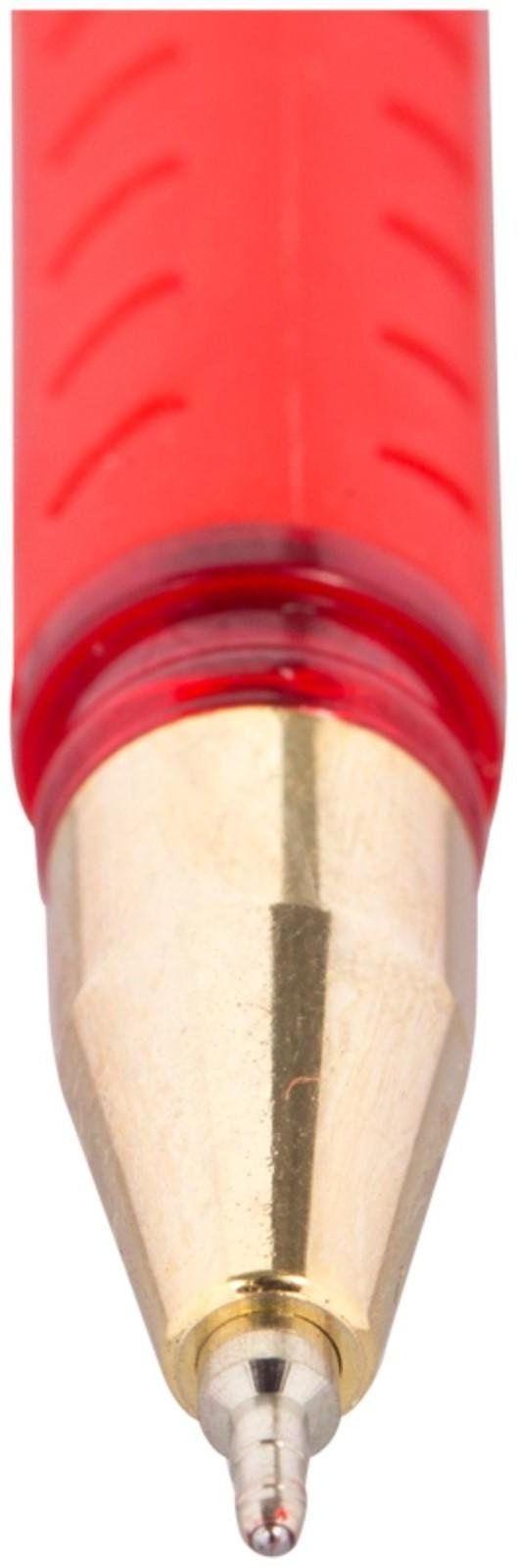 Ручка шариковая Berlingo xGold, стержень красный, узел-игла 0,7 мм