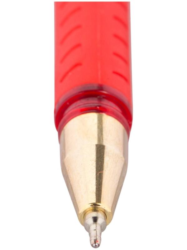 Ручка шариковая Berlingo xGold, стержень красный, узел-игла 0,7 мм