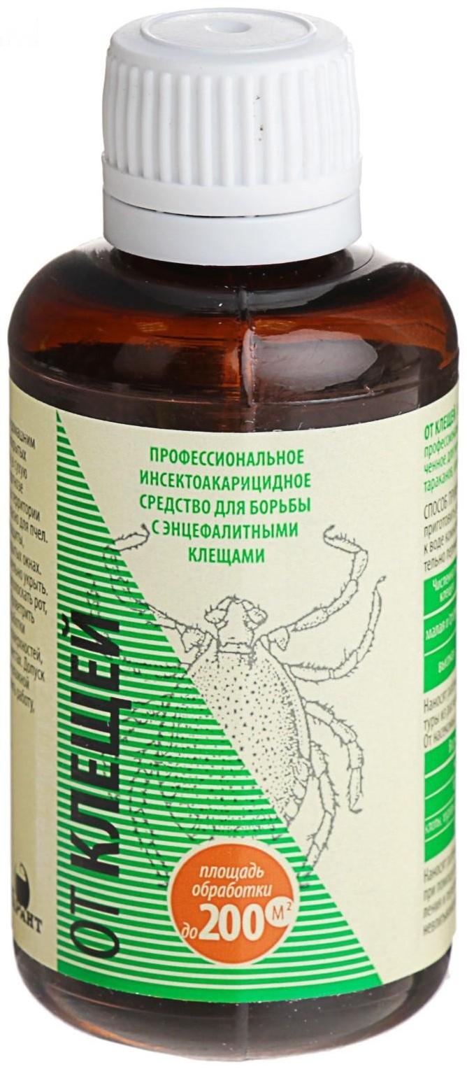 Средство от клещей, концентрат, флакон 50 мл в коробке