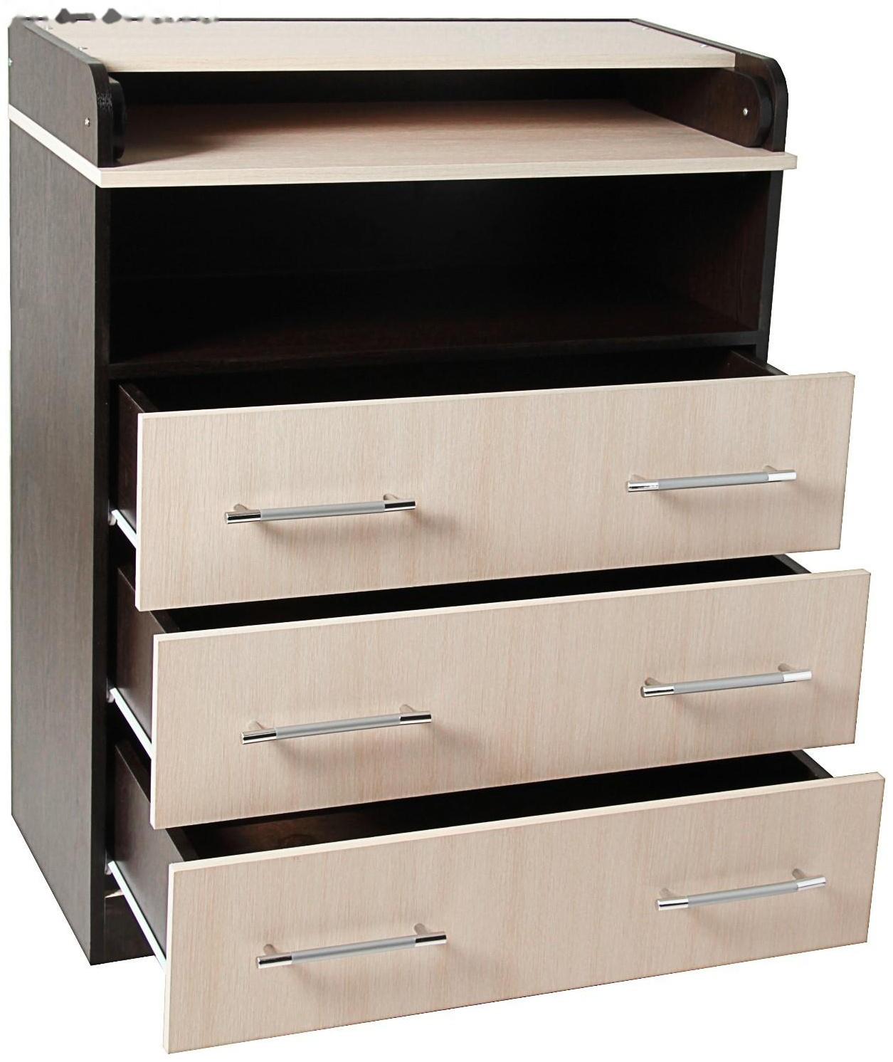 Комод Гермес, 1000х800х440(730), Венге/Дуб молочный