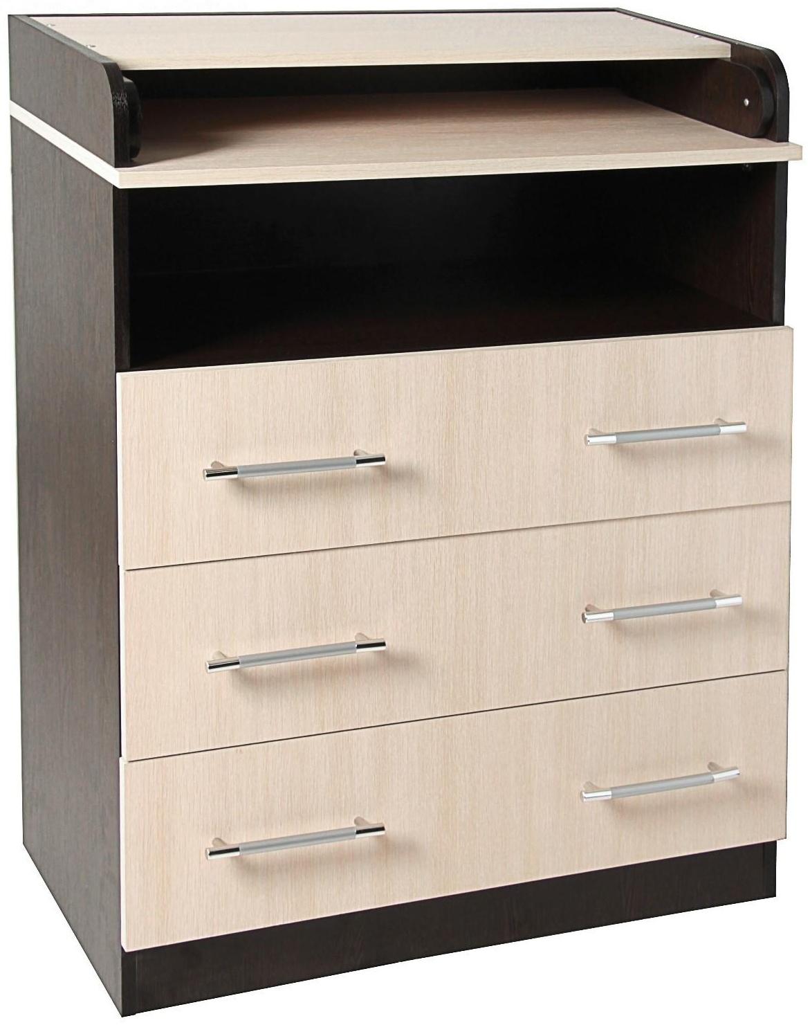 Комод Гермес, 1000х800х440(730), Венге/Дуб молочный