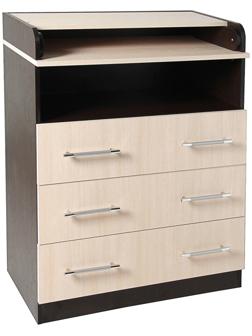 Комод Гермес, 1000х800х440(730), Венге/Дуб молочный