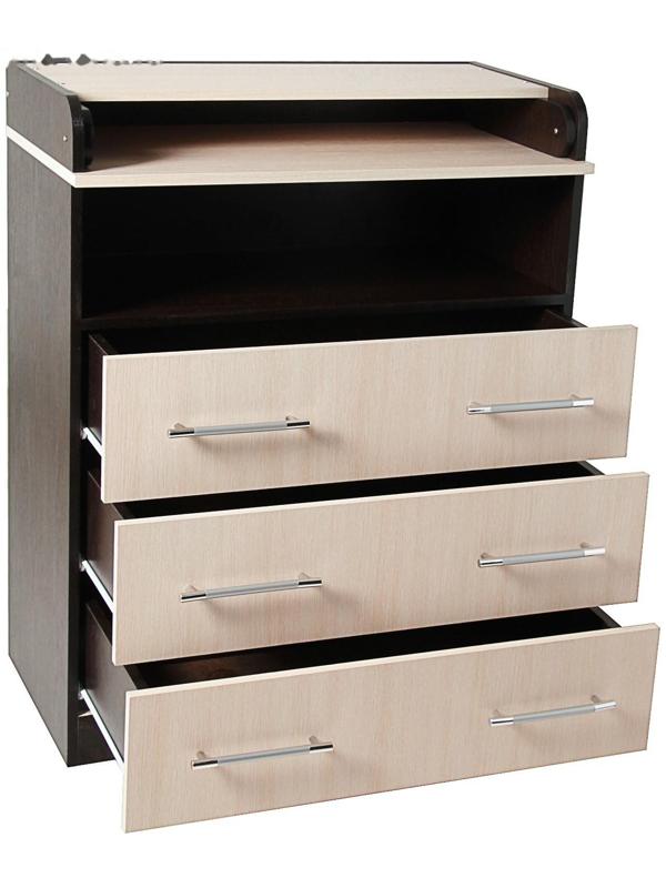 Комод Гермес, 1000х800х440(730), Венге/Дуб молочный