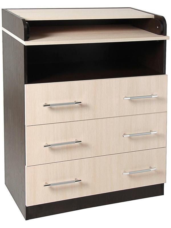 Комод Гермес, 1000х800х440(730), Венге/Дуб молочный