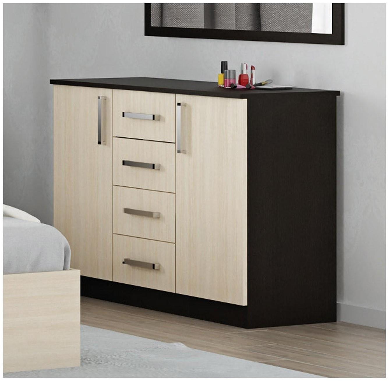 Комод Аура, 820х1000х440, Венге/Дуб молочный