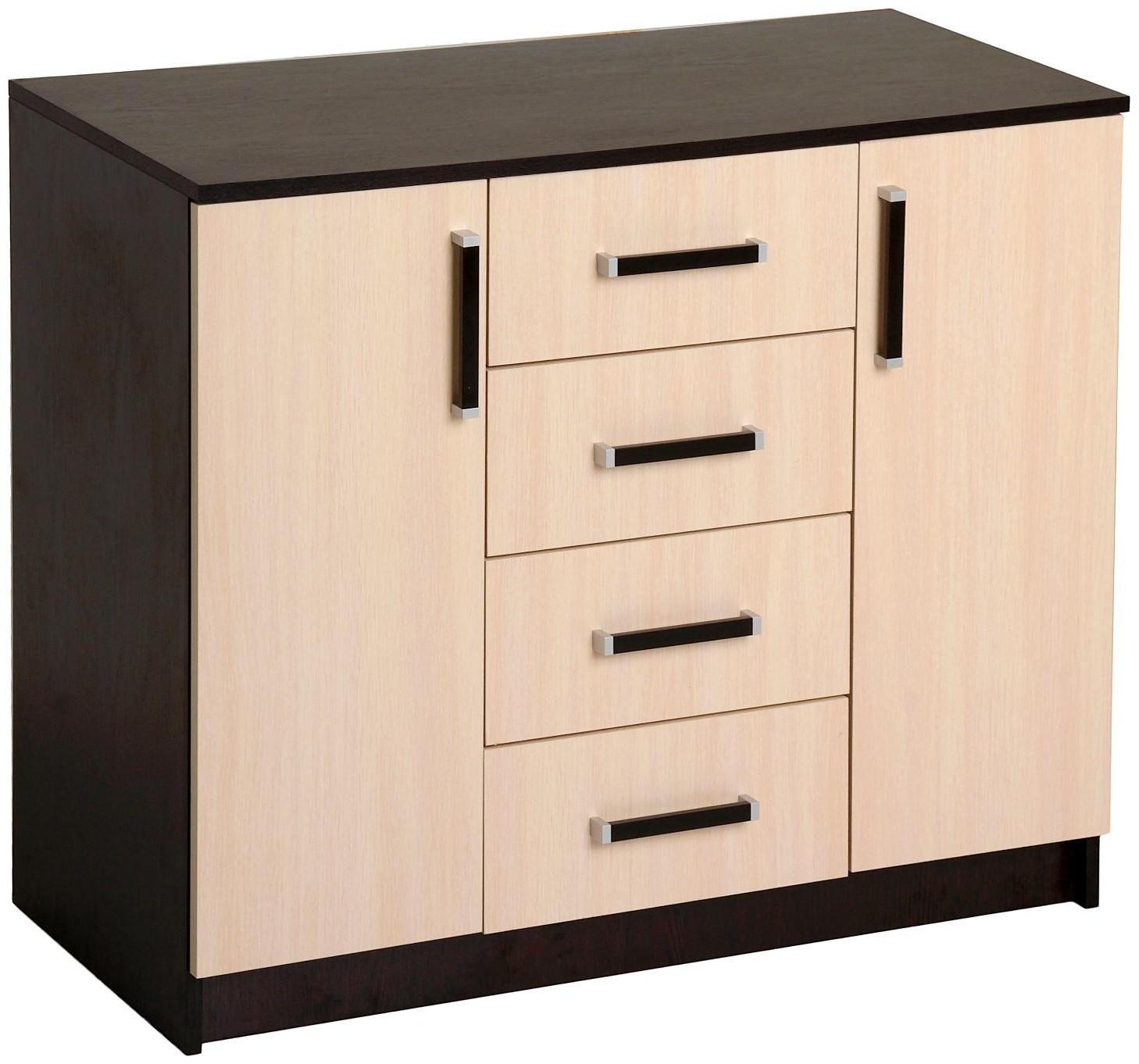 Комод Аура, 820х1000х440, Венге/Дуб молочный