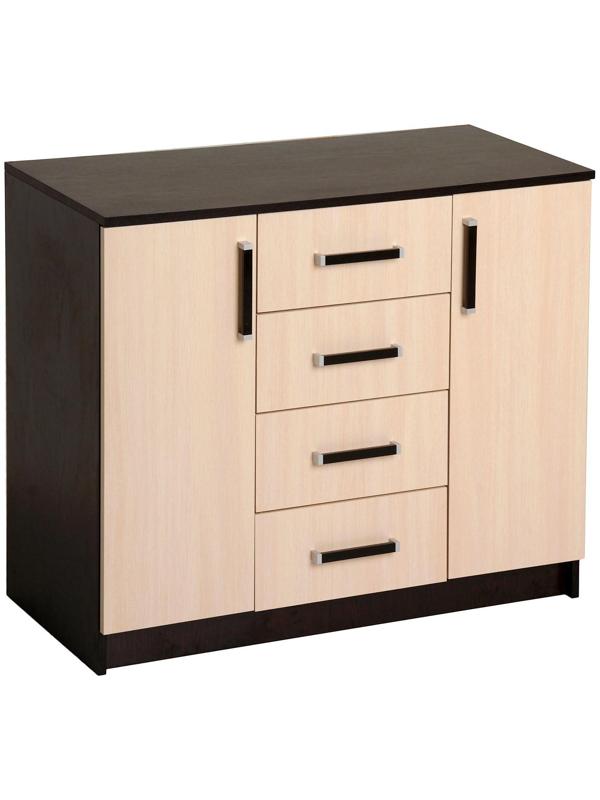 Комод Аура, 820х1000х440, Венге/Дуб молочный