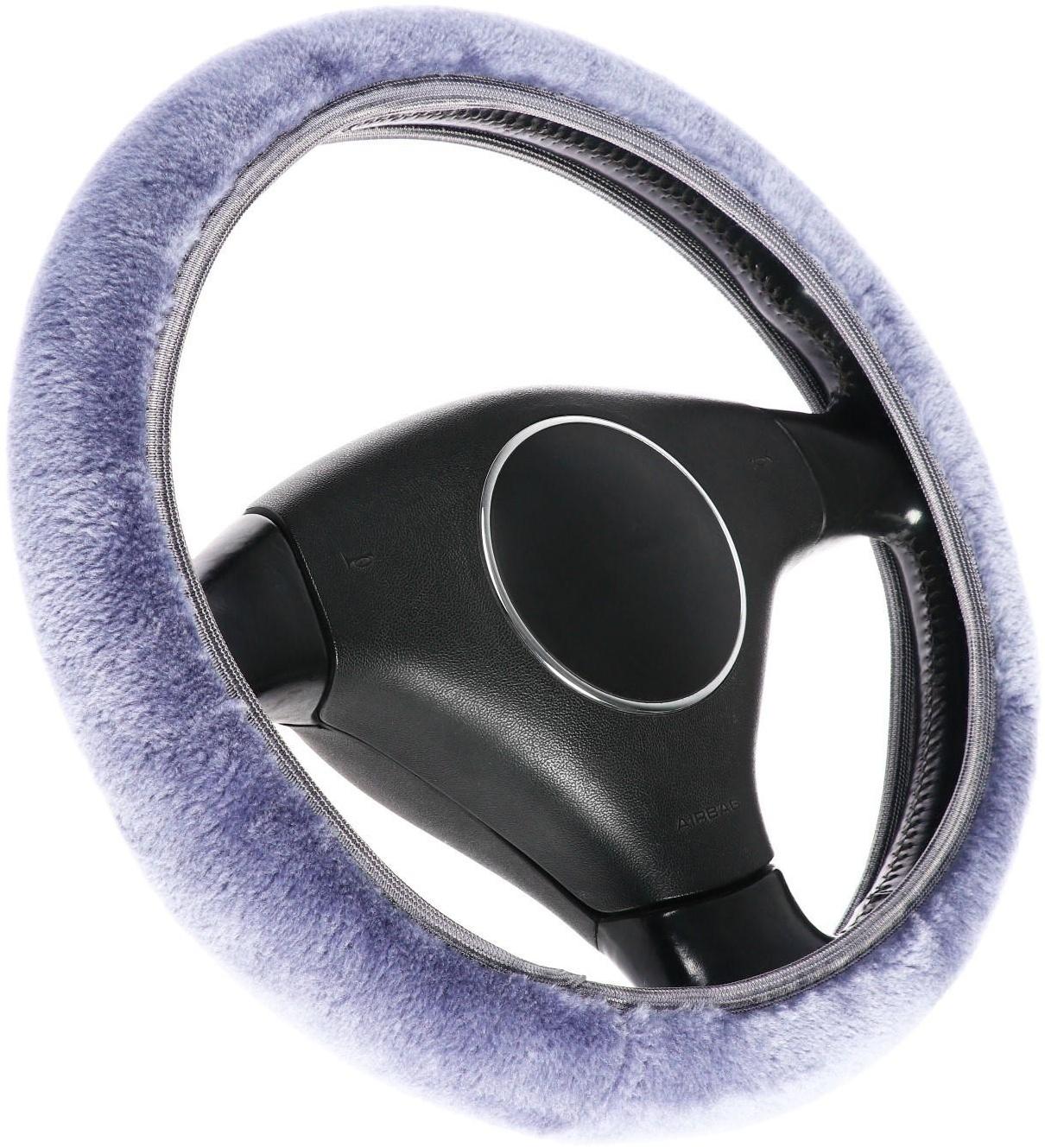 Оплетка TORSO, меховая, мультиразмерная, светло-серый