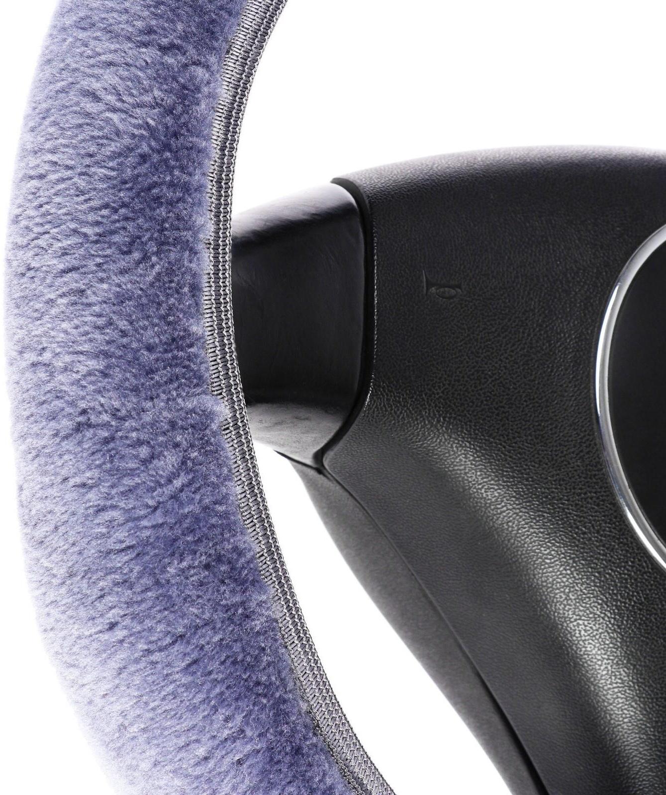 Оплетка TORSO, меховая, мультиразмерная, светло-серый