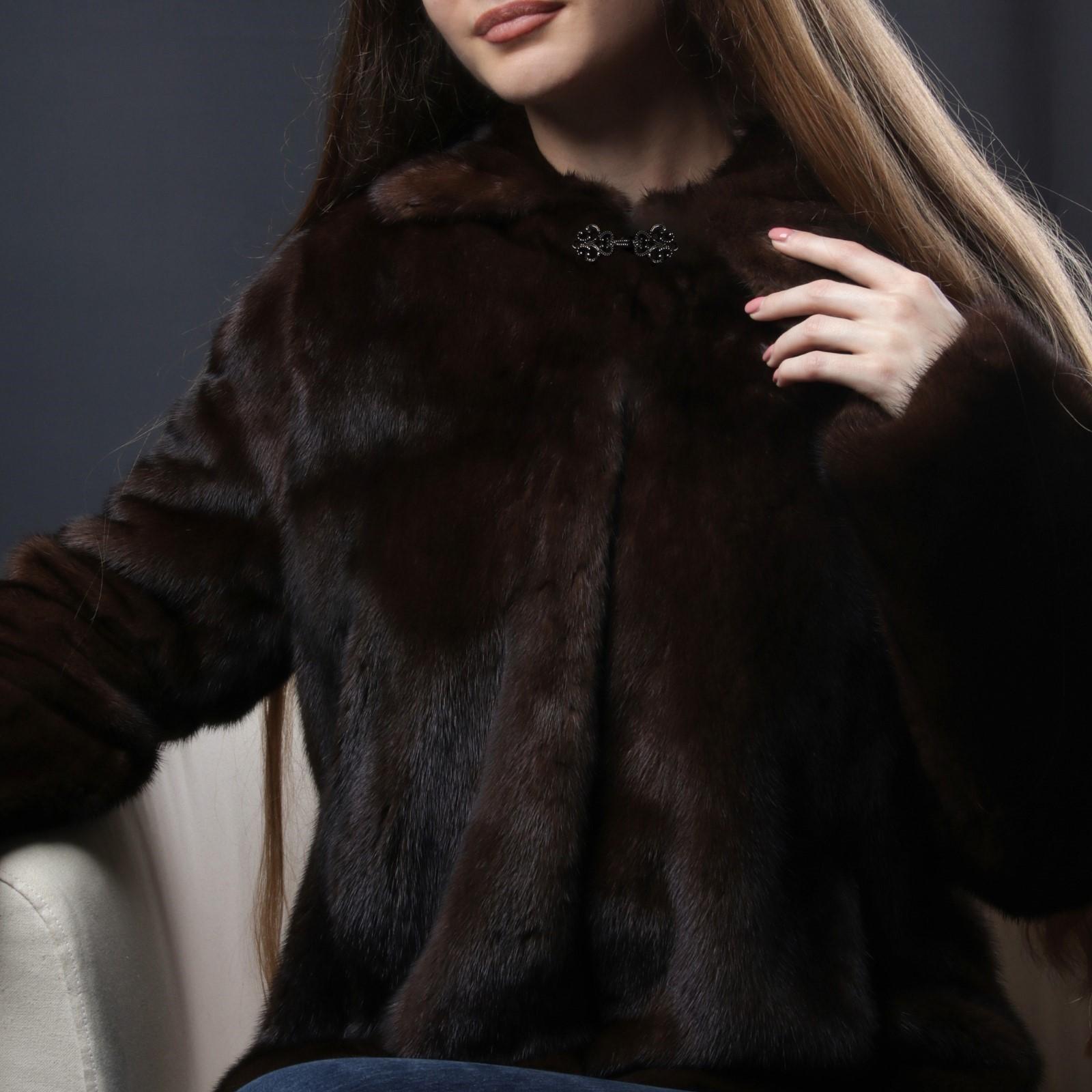 Декоративная застёжка, 4,5 × 1,5 см, цвет чёрный