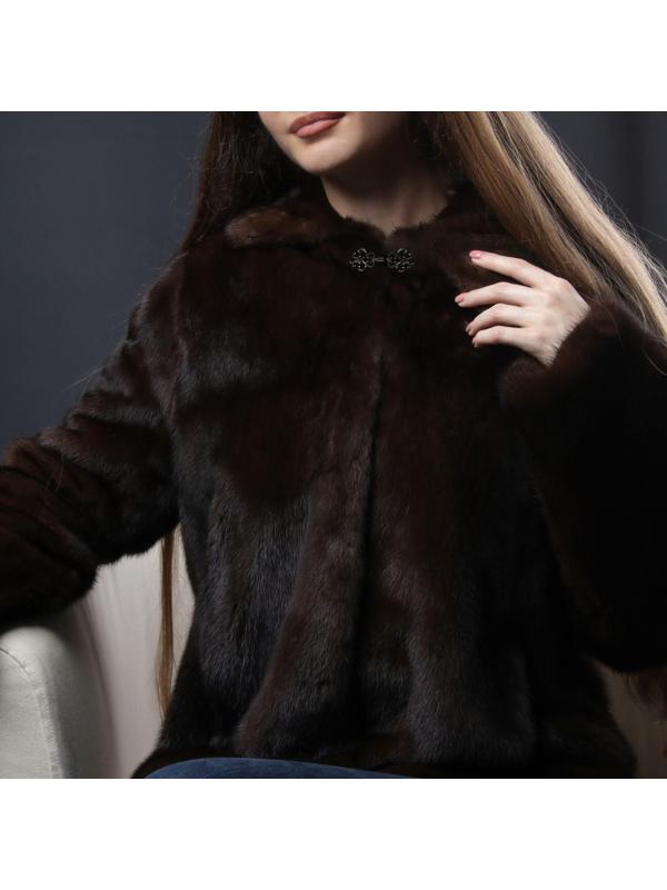 Декоративная застёжка, 4,5 × 1,5 см, цвет чёрный