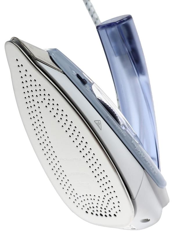 Утюг Rowenta DA1510, 1000 Вт, нержавеющая сталь, 45 г/мин, 70 мл, дорожный, бело-синий