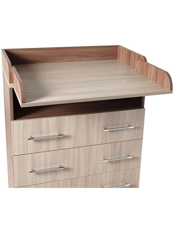 Комод «Гермес», 1 000 × 800 × 440 (730) мм, ясень шимо тёмный/светлый