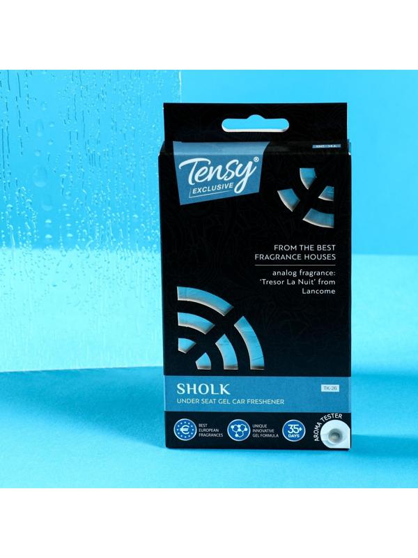 Ароматизатор под сиденье Tensy Шёлк, гелевый, с пробником, 110 г, TK-26 (аромат сладких ягод с бергамотом)