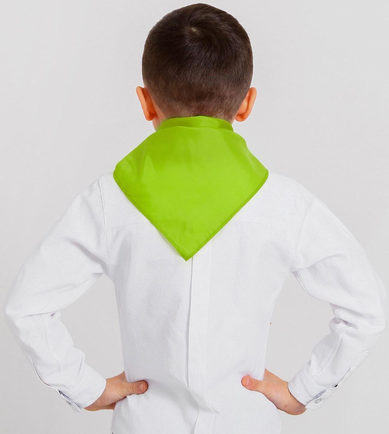 Галстук пионерский, цвет зелёный