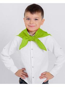 Галстук пионерский, цвет зелёный