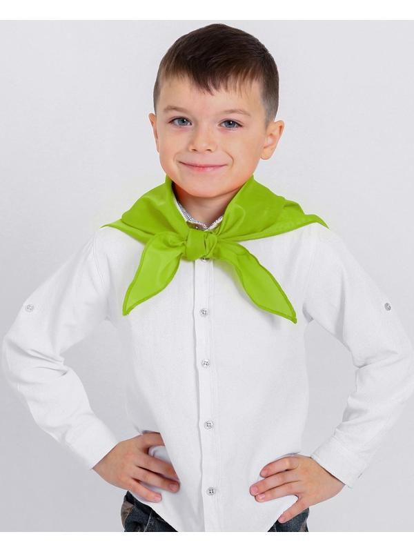 Галстук пионерский, цвет зелёный