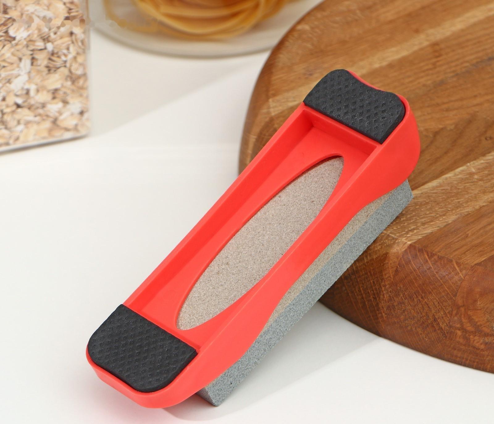 Точильный камень, 14,7 см, цвет МИКС