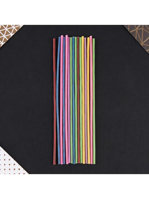 Свечи в торт незадуваемые «Разноцветные», 24 шт.