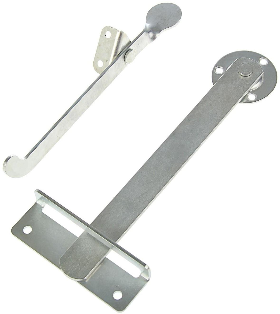 Защелка  калитки ЗК-230-S, цвет цинк