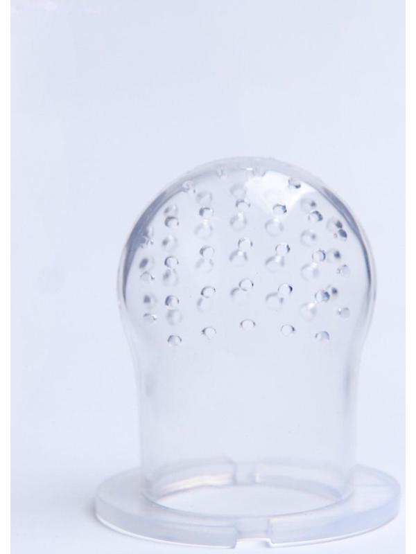 Ниблер для прикорма «Совушка», с силиконовой сеточкой, цвет розовый