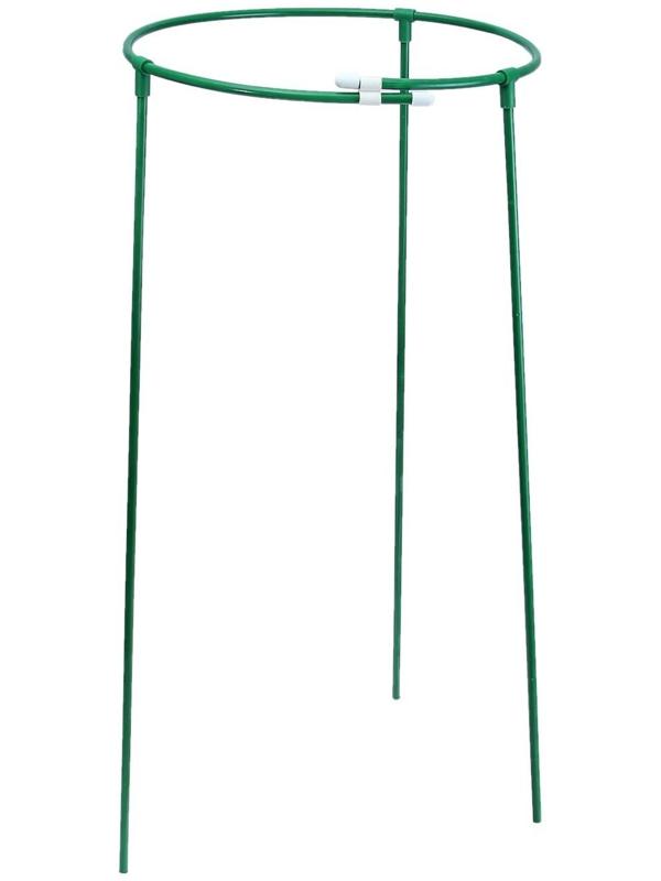 Кустодержатель, d = 50 см, h = 100 см, ножка d = 1 см, металл, зелёный, троеножка