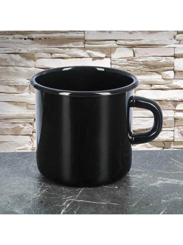 Кружка, 400 мл, цвет чёрный