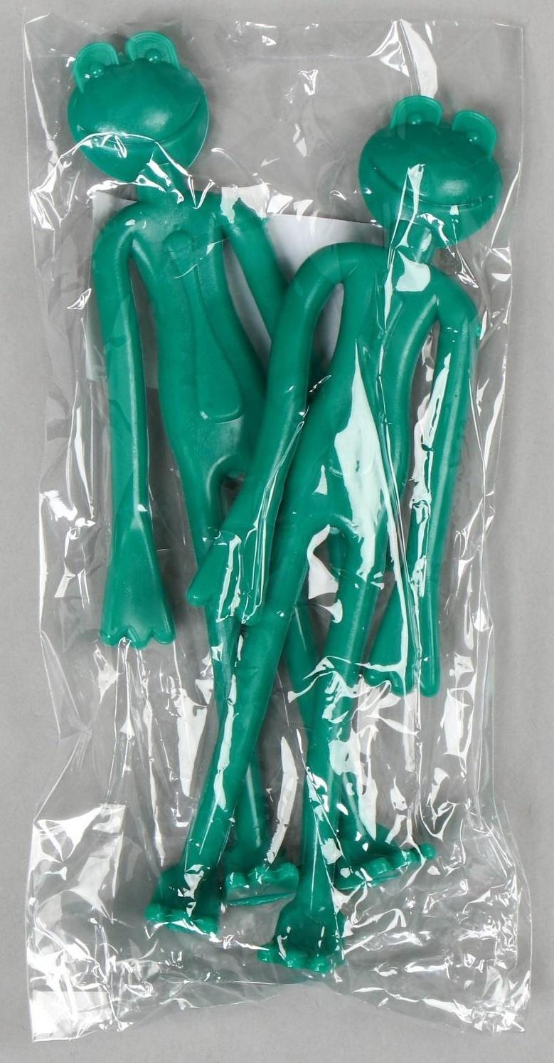 Подвязка для растений «Лягушка», набор 2 шт., зелёная