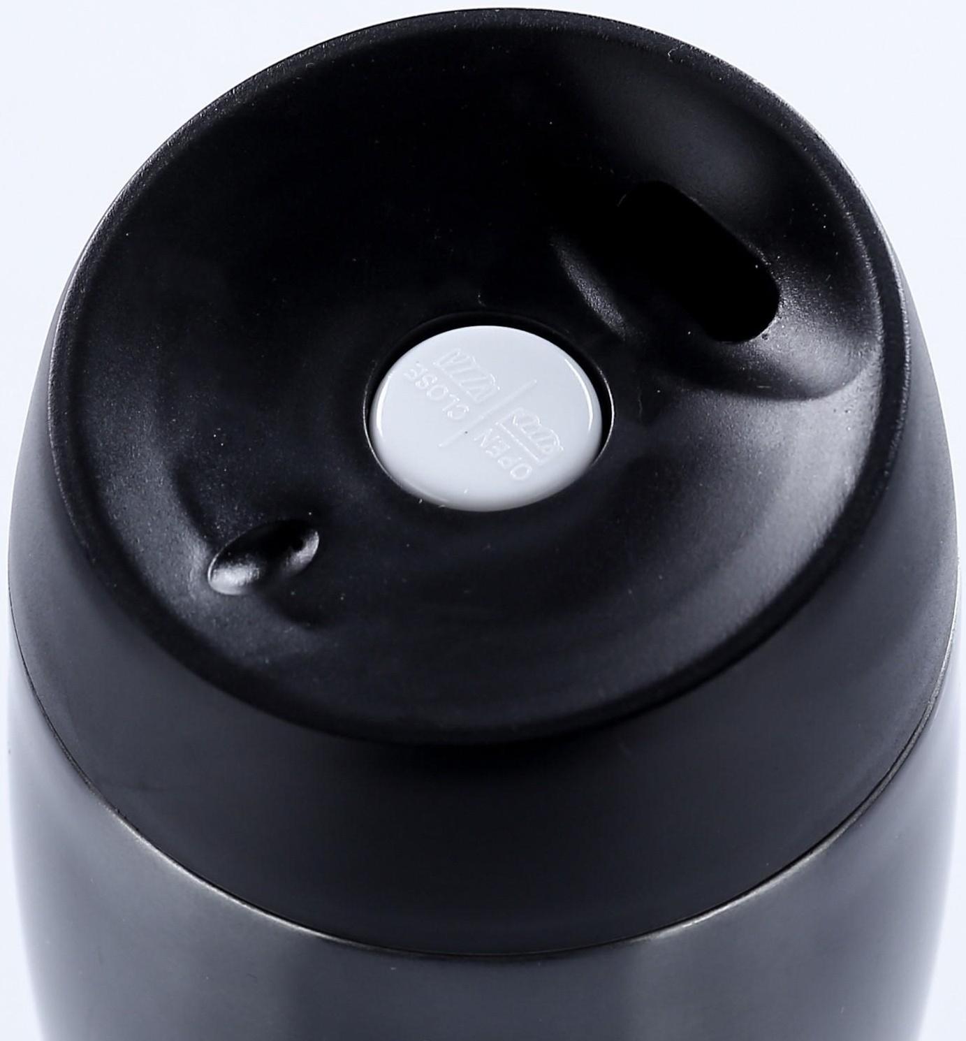 Термокружка, серия: City, 450 мл, сохраняет тепло 12 ч, 8 х 8х 21.5 см, чёрная