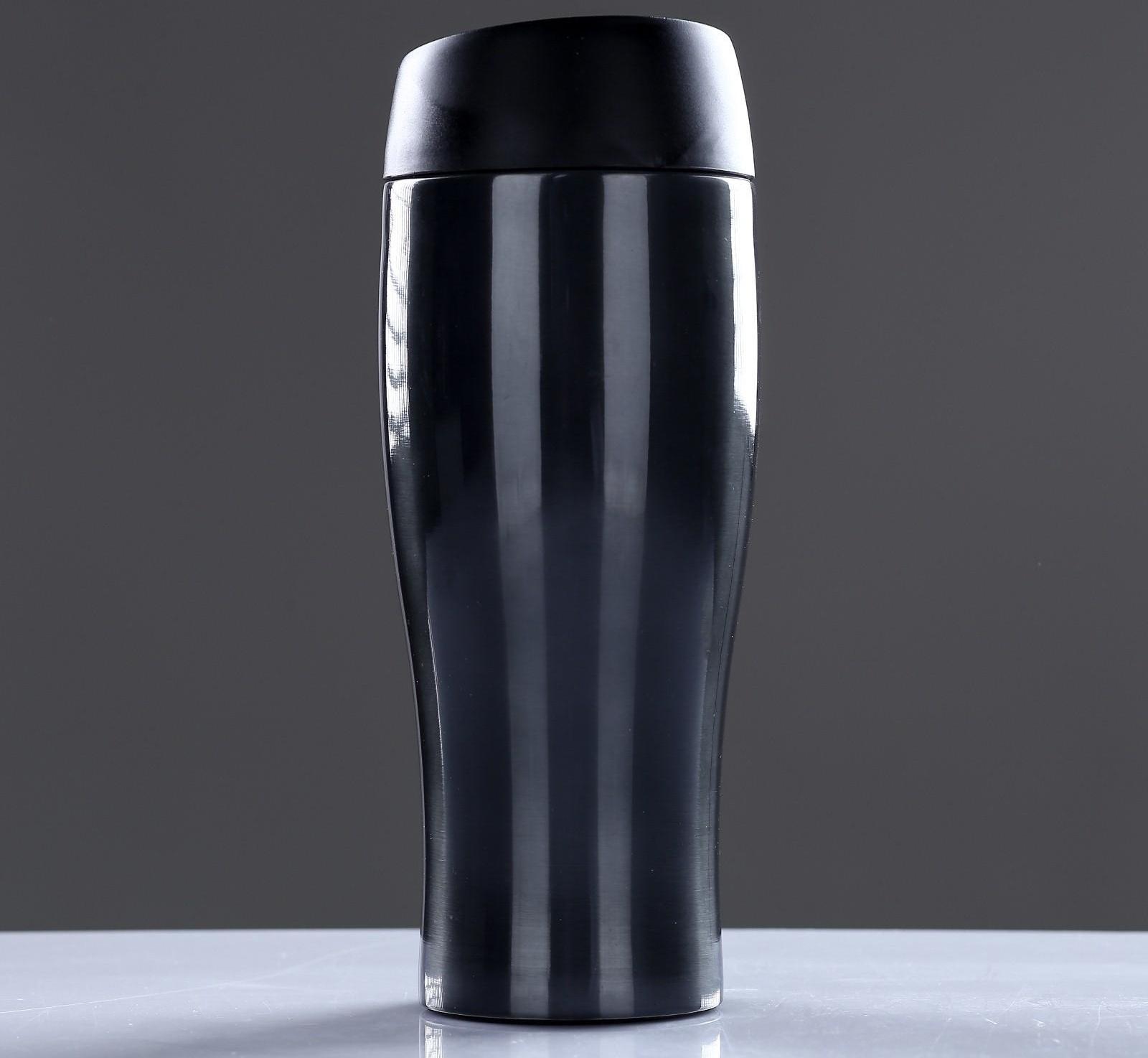 Термокружка, серия: City, 450 мл, сохраняет тепло 12 ч, 8 х 8х 21.5 см, чёрная