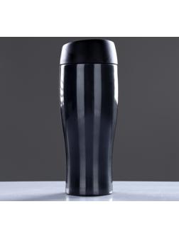 Термокружка, серия: City, 450 мл, сохраняет тепло 12 ч, 8 х 8х 21.5 см, чёрная