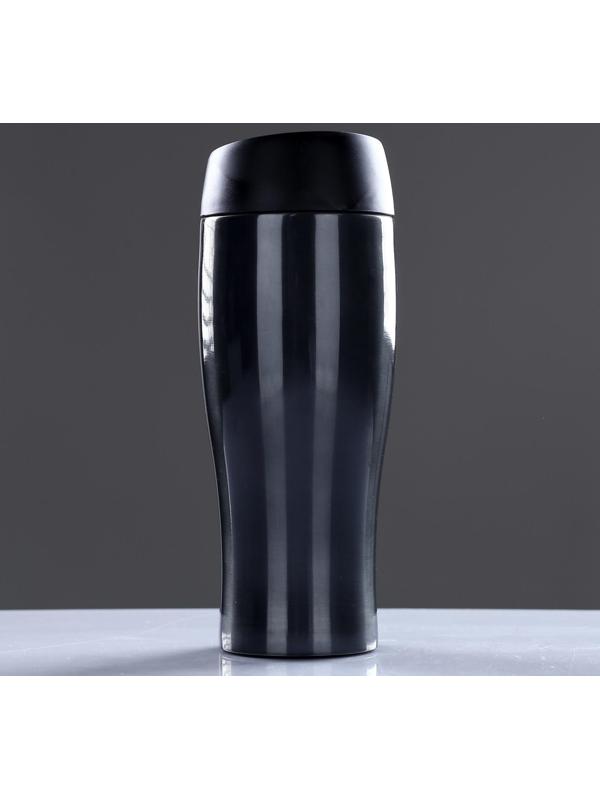 Термокружка, серия: City, 450 мл, сохраняет тепло 12 ч, 8 х 8х 21.5 см, чёрная