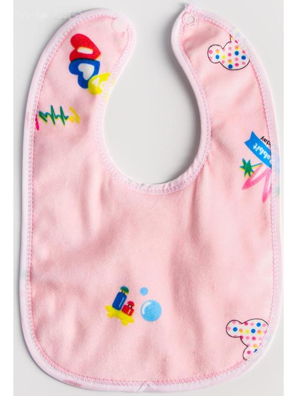 Нагрудник/слюнявчик для кормления на кнопке, МИКС